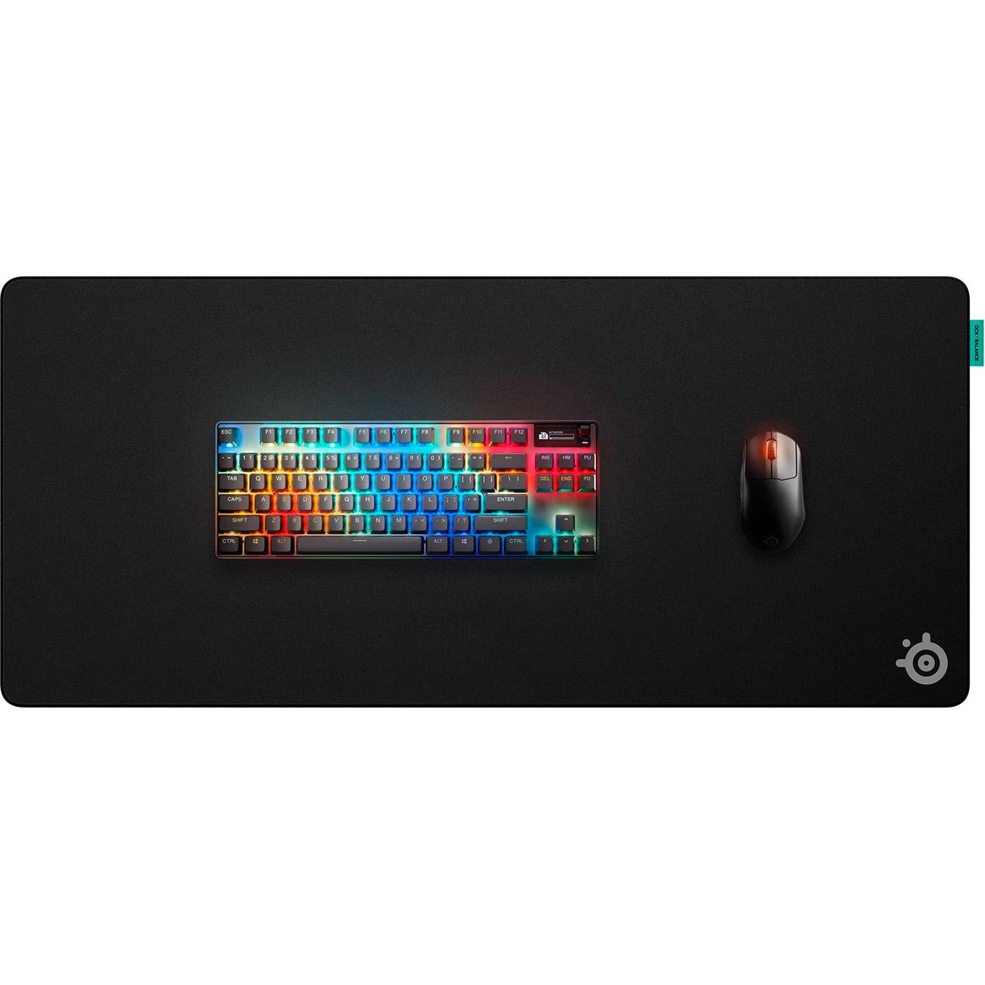 Коврик для мышки SteelSeries QcK Performance Balance XL 900x400x3,5 мм Black (63433) - фото 4 Коврик для мышки SteelSeries QcK Performance Balance XL 900x400x3,5 мм Black (63433) - фото 4