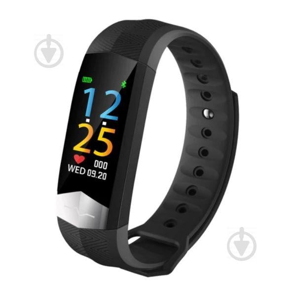 Фитнес браслет Smart Band ST CD01 Тонометр + ЭКГ + PPG Черный (SBCD01BK) - фото 1