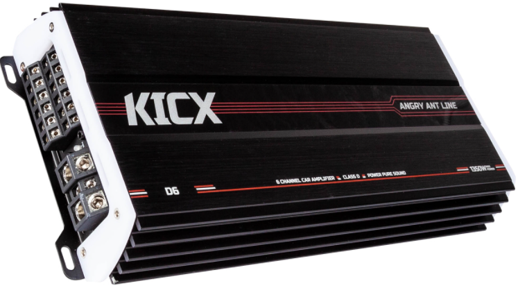 Усилитель 6-канальный Kicx ANGRY ANT D6 (11091333)