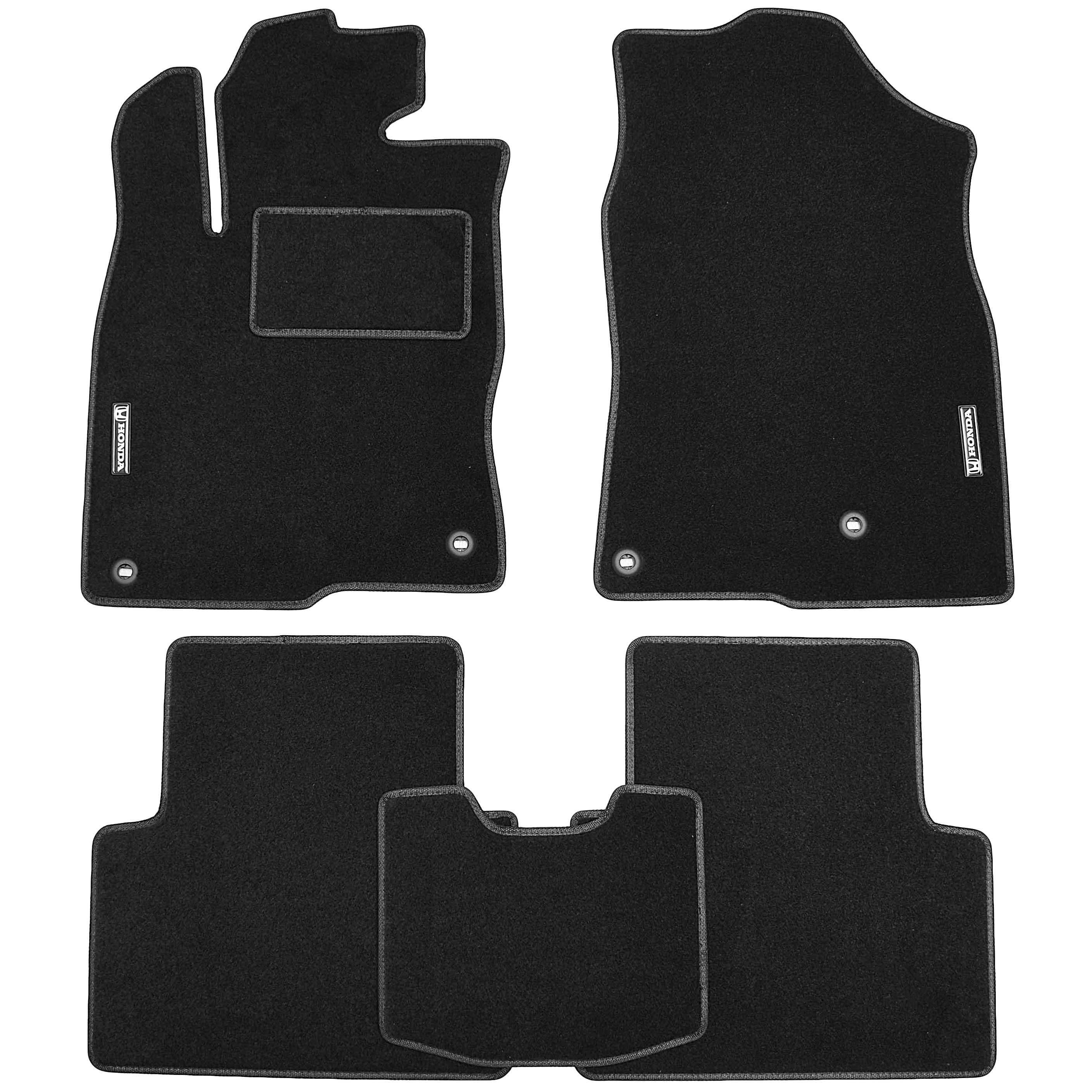 Коврики в салон для Honda Civic 4D 2017+ текстильные Черный