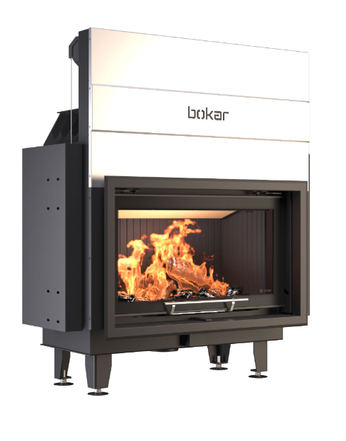 Камінна топка Bokar 9050G 19,1 kW ceramatex Black