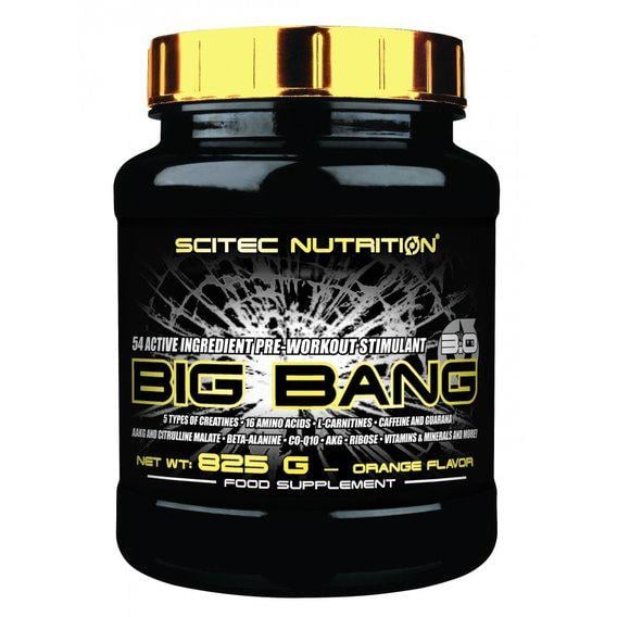 Комплекс до тренировки Scitec Nutrition Big Bang 3.0 825 г 25 порций Orange - фото 1