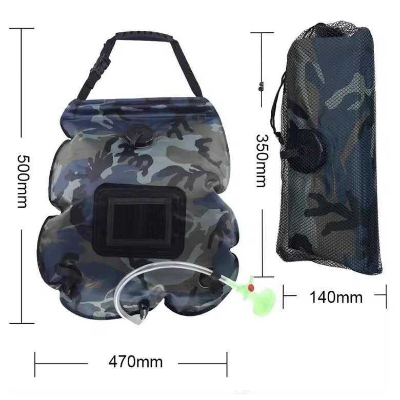 Душ походный туристический RIAS Camp Shower SSB20L 20 л с Чехлом Camo (3_04998) - фото 6