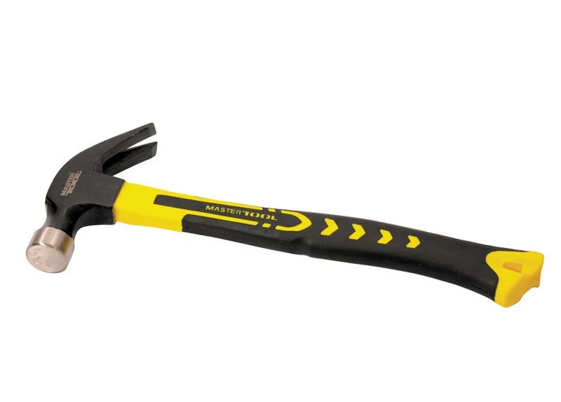 Молоток столярный MasterTool рукоятка из стекловолокна 450 г (02-0704)