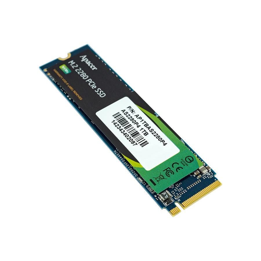 Жесткий диск Apacer M. 2 2280 SSD 1Tb AP1TBAS2280P4-1 NVMe PCI Express 3.0 x4 3D NAND TLC зап/чт. 2000/3000 Мб/с (218186)