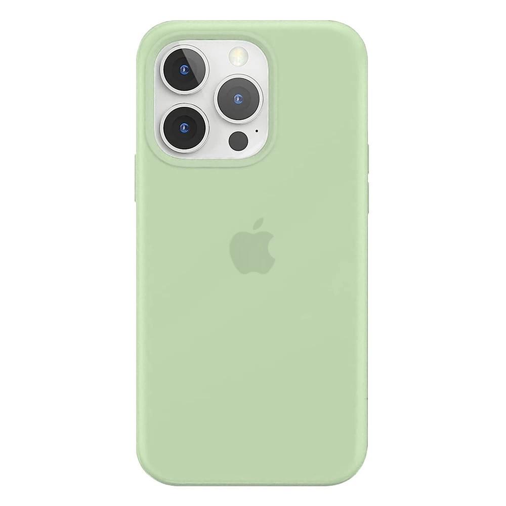 Силиконовый Чехол Накладка Silicone Case для iPhone 13 Pro Shiny Olive Силиконовый Чехол Накладка Silicone Case для iPhone 13 Pro Shiny Olive
