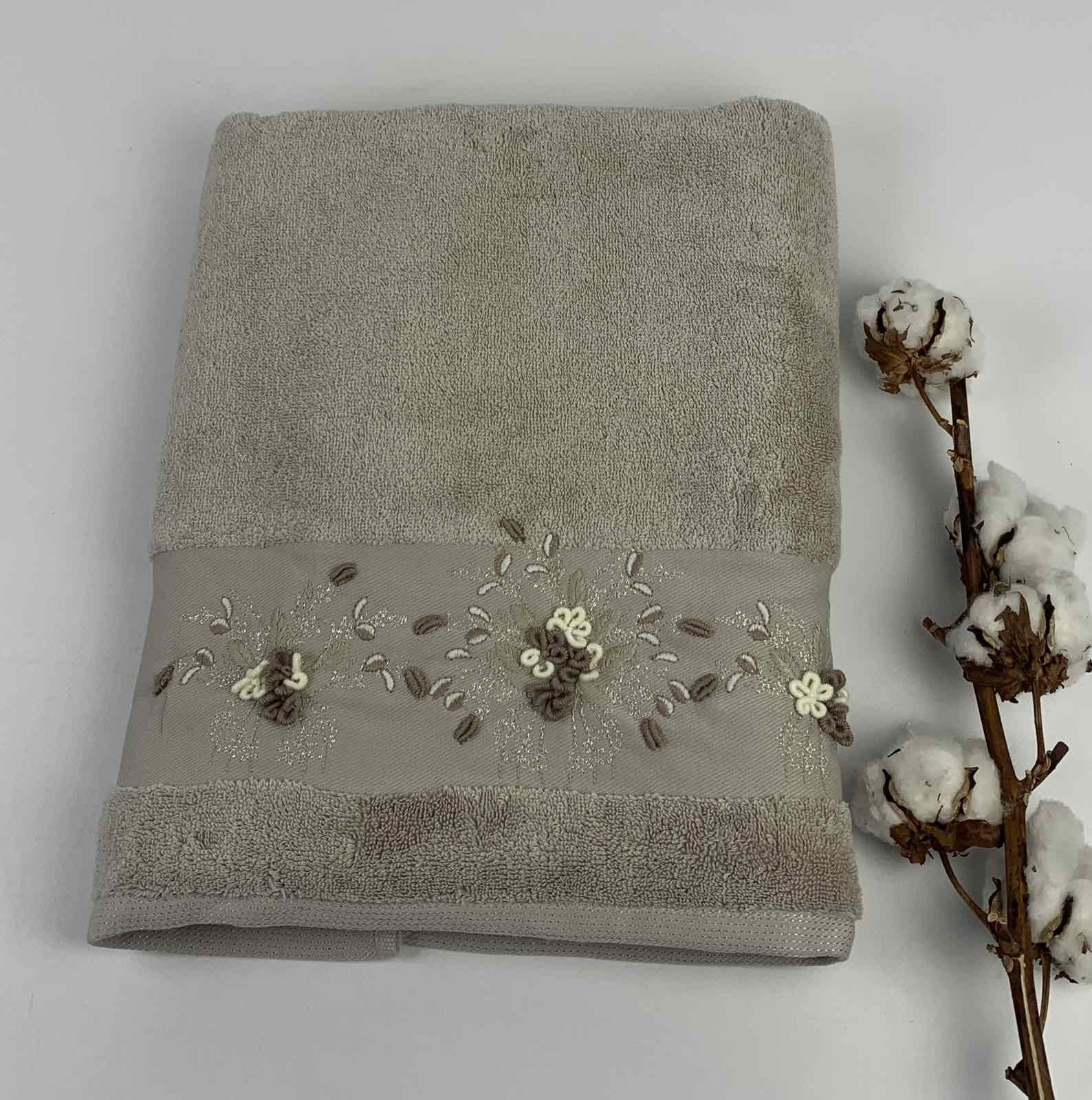 Рушник Pupilla Elanur Model-3 70x140 см Бежевий (CN31495)