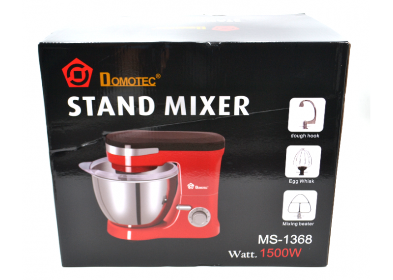 Планетарний міксер тістоміс Domotec MS-1368 - фото 5 Планетарний міксер тістоміс Domotec MS-1368 - фото 5