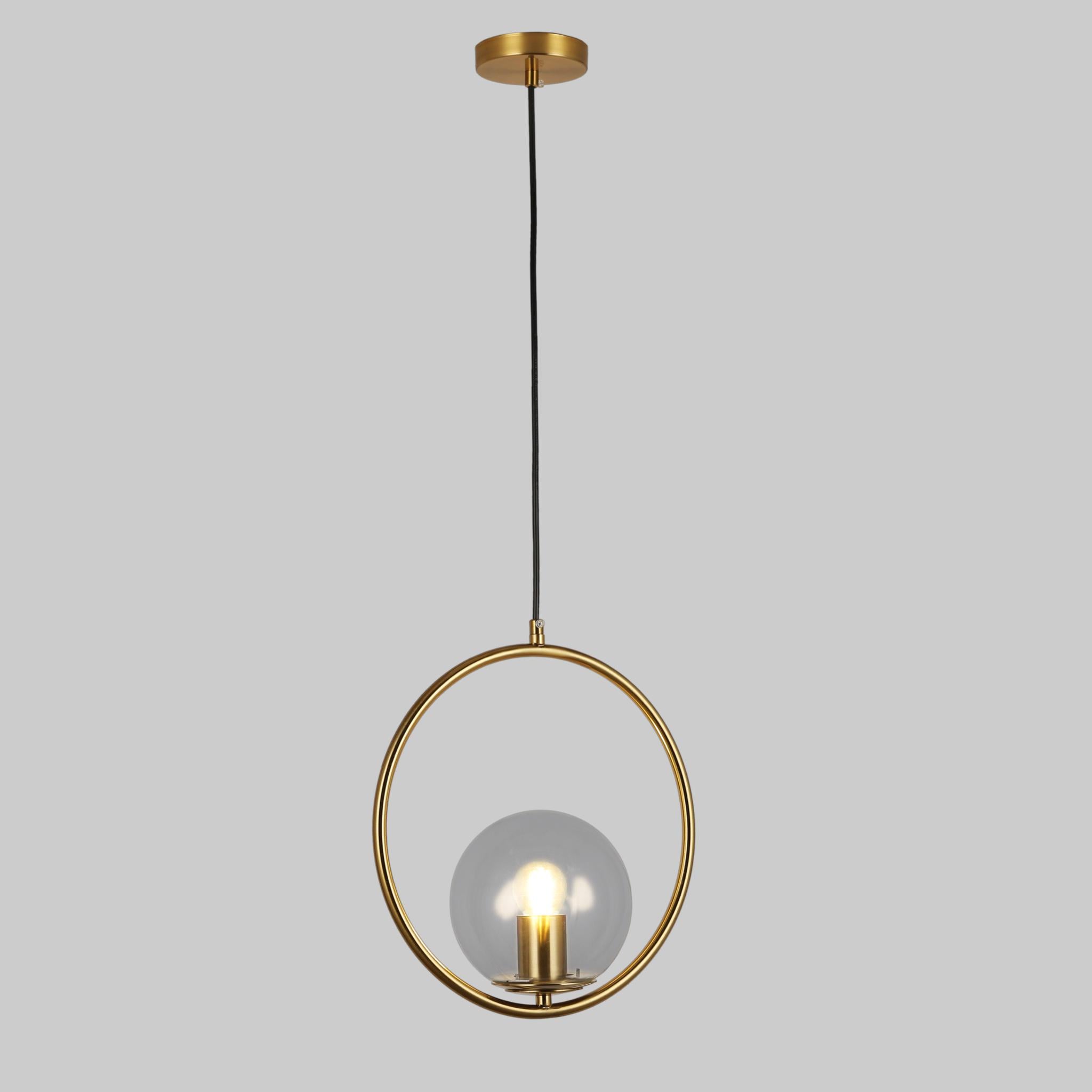 Люстра Ring с прозрачным шаром 15 см Бронзовый Люстра Ring с прозрачным шаром 15 см Бронзовый