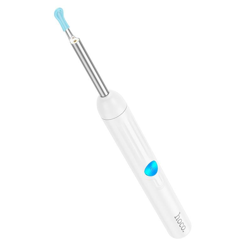 Эндоскоп ушной Hoco HP65 Ears cleaning tool with camera Wi-Fi App White (1748cb58)