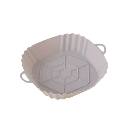 Форма силиконовая для аэрогриля мультипечи ребриста 16,5 см Серый (REN-61) - фото 1