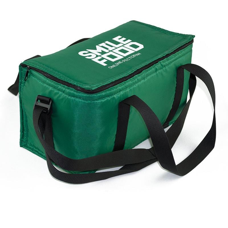 Термосумка Light House с ремнем 13 л с лого Зеленый