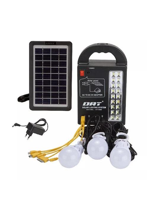 Фонарик светодиодный солнечный AT-999 23x13 см - фото 3