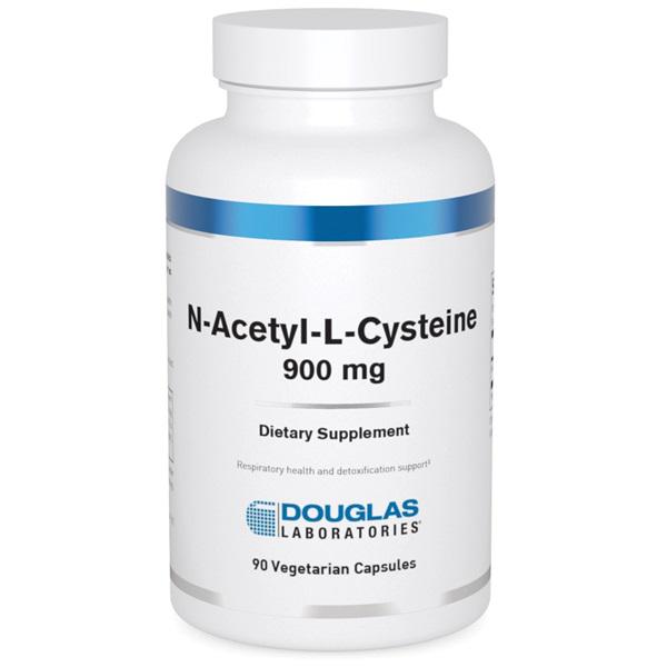 Ацетилцистеїн Douglas Laboratories N-Acetyl-L-Cysteine ​​900 мг 90 вег. капс. (000022043)