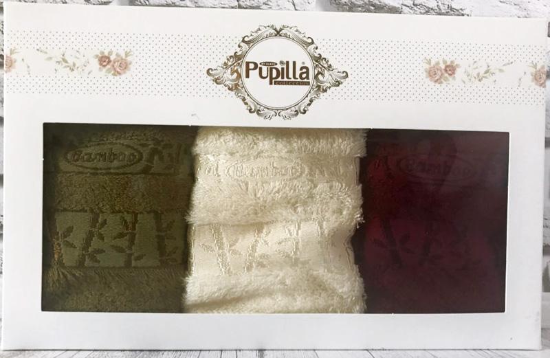 Набір кухонних рушників Pupilla Bamboo Erden 3 шт. 30х50 см Набір кухонних рушників Pupilla Bamboo Erden 3 шт. 30х50 см