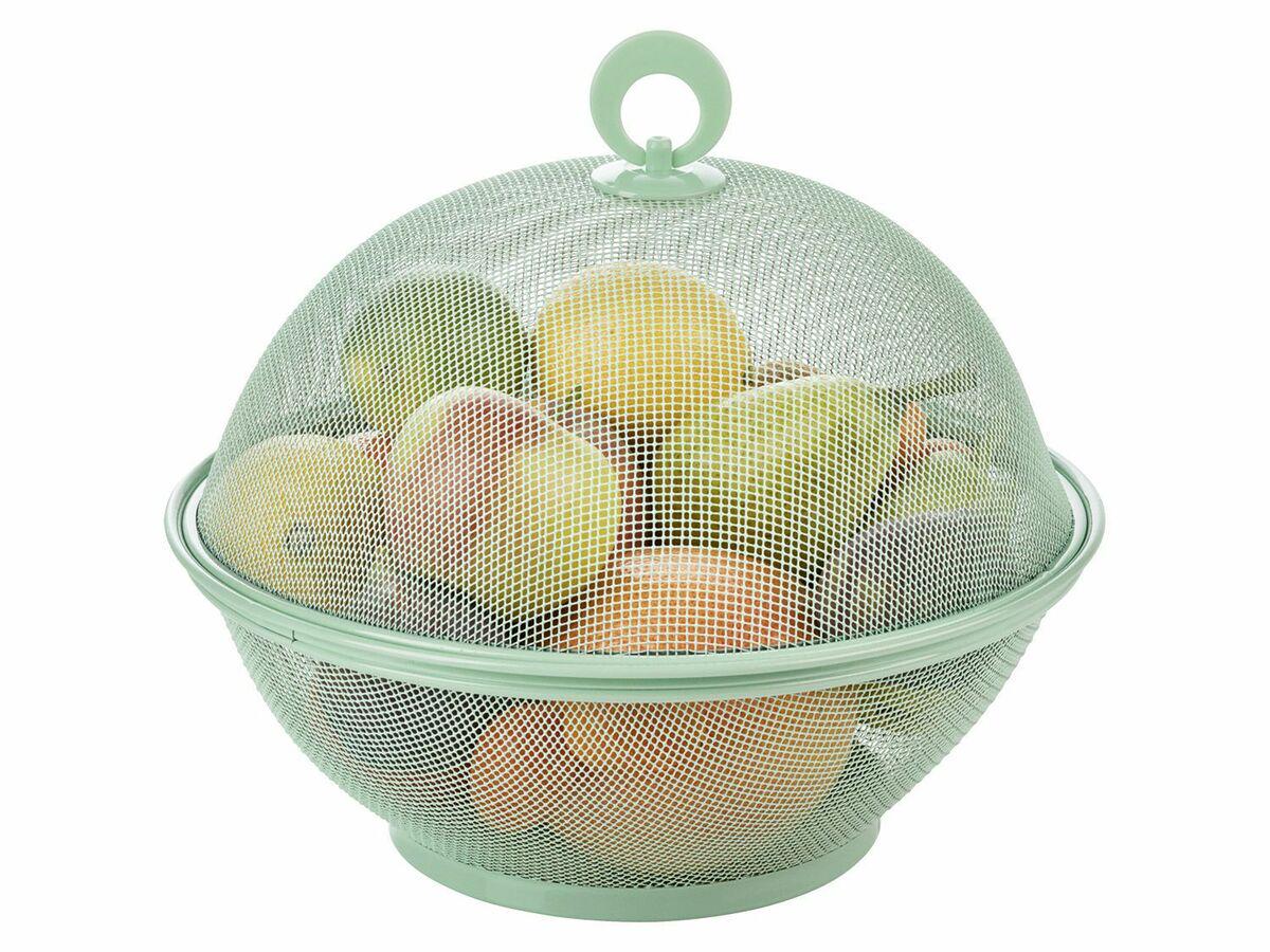 Решітчастий кошик для фруктів сито з кришкою ERNESTO F2-00771 друшляк Ø 27х22 см