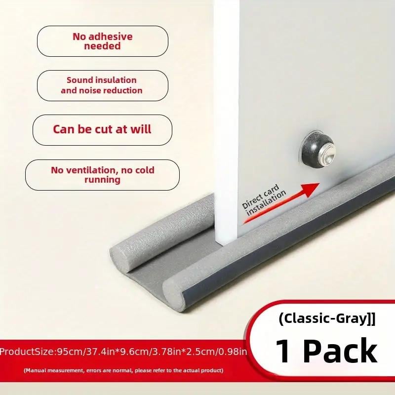 Уплотнитель двойной для низа дверей 95 см Серый (2536626383) - фото 10 Уплотнитель двойной для низа дверей 95 см Серый (2536626383) - фото 10