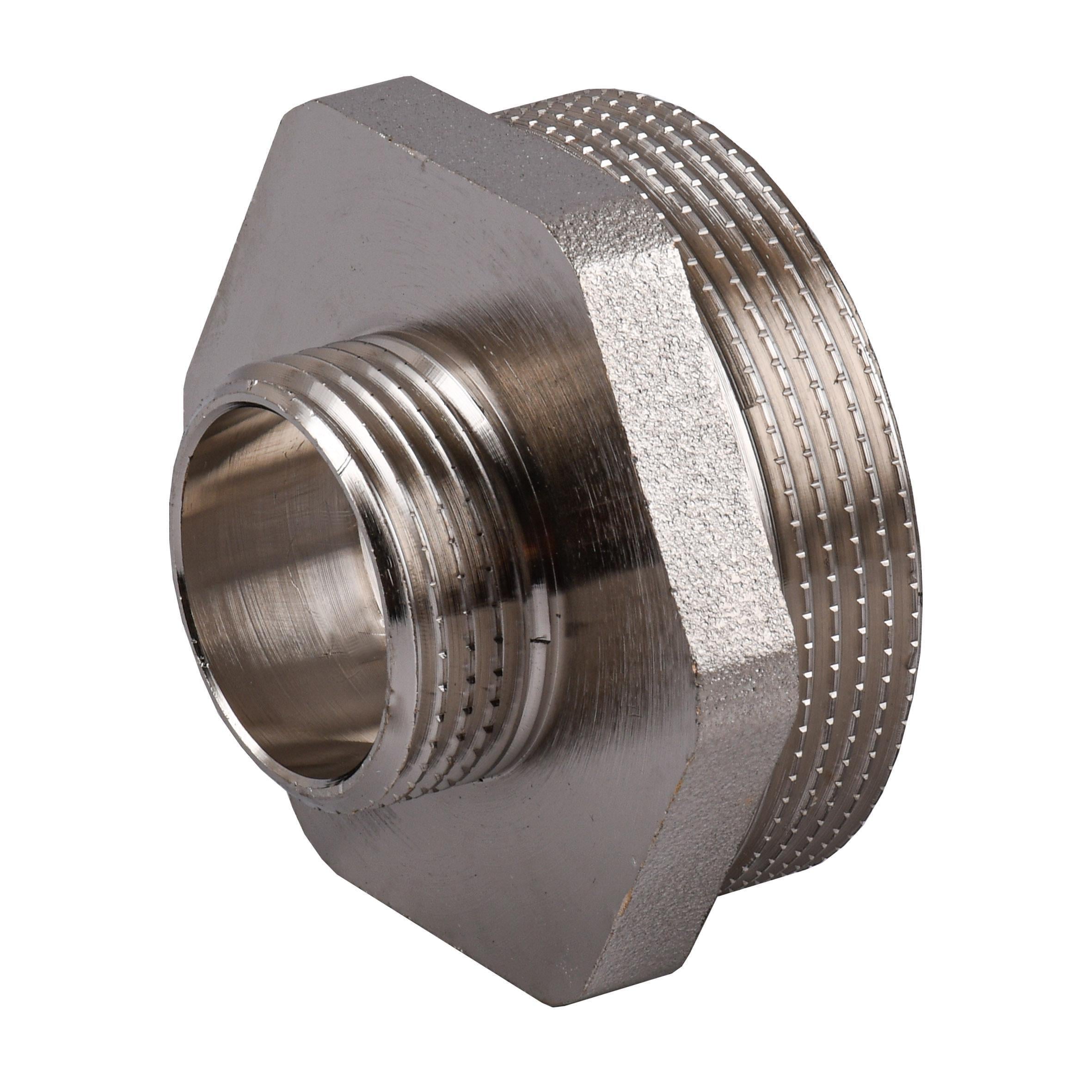 Ниппель редукционный Optimum NN852S 2"x1"ЗЗ никелированный (000031494)