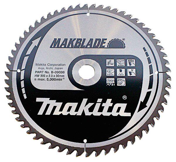Диск пильный по дереву Makita Makblade 305х30 мм 60T