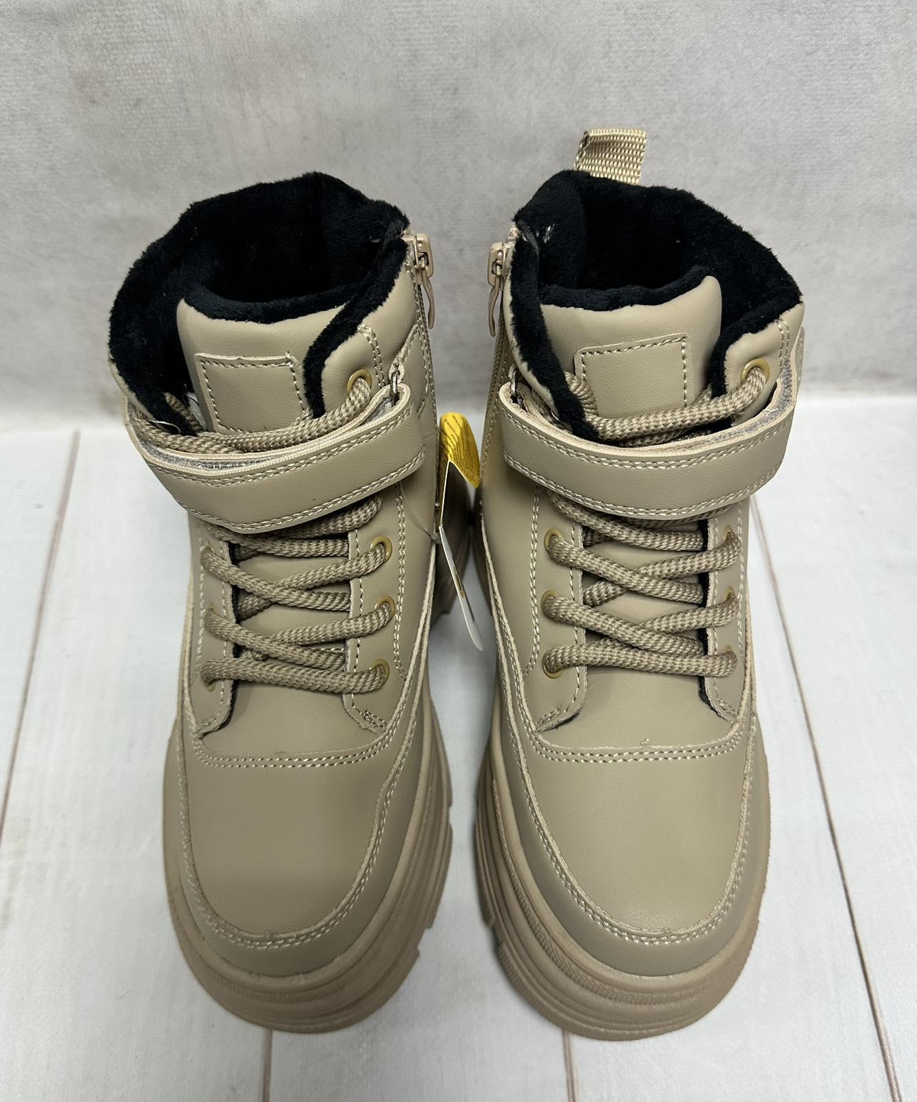 Черевики дитячі Clibee підліткові на овчині р. 32/21 см Бежевий - фото 6 Черевики дитячі Clibee підліткові на овчині р. 32/21 см Бежевий - фото 6