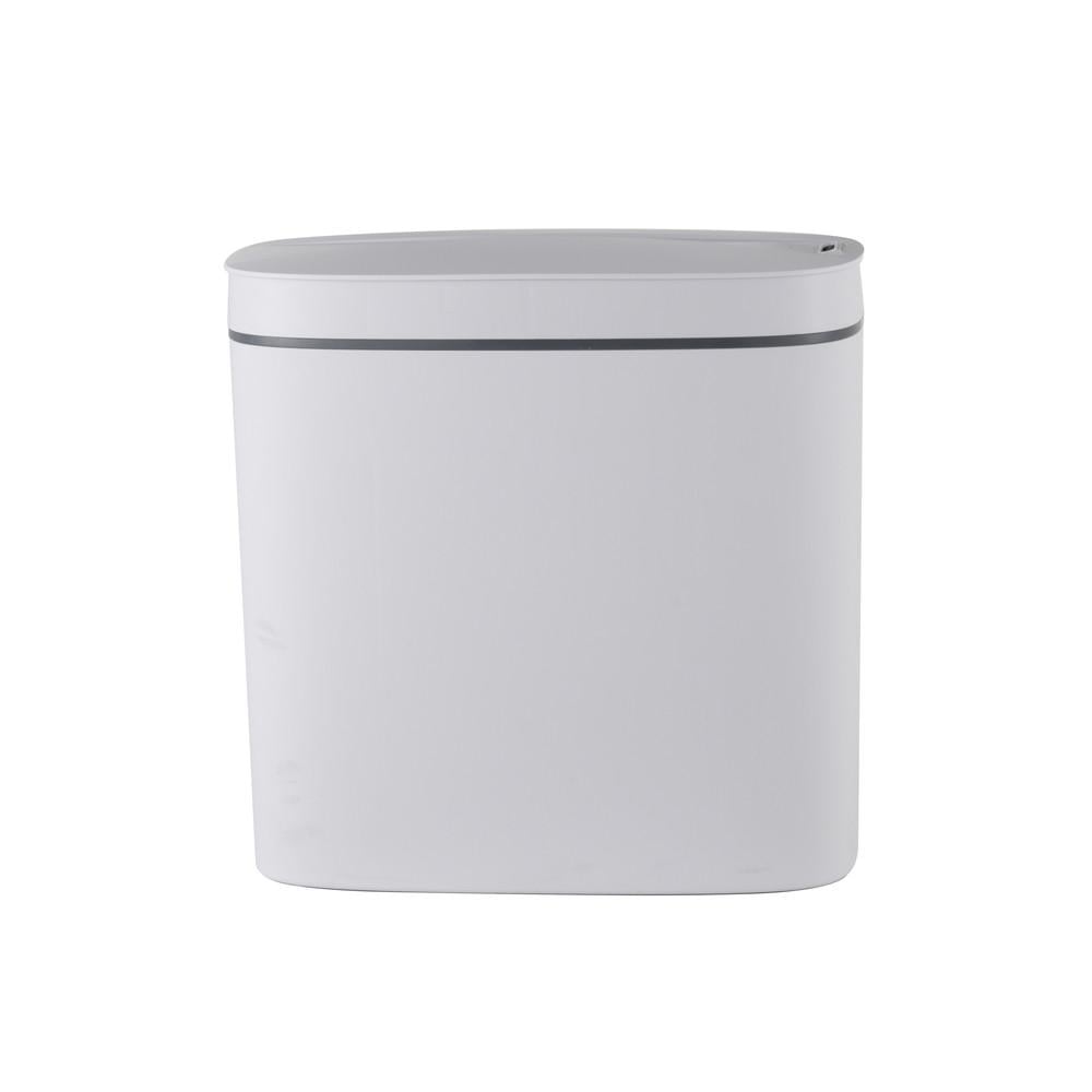 Мусорное ведро сенсорное MIXXUS Flat-TC0109 овальное 9 л White (MI7074) - фото 6