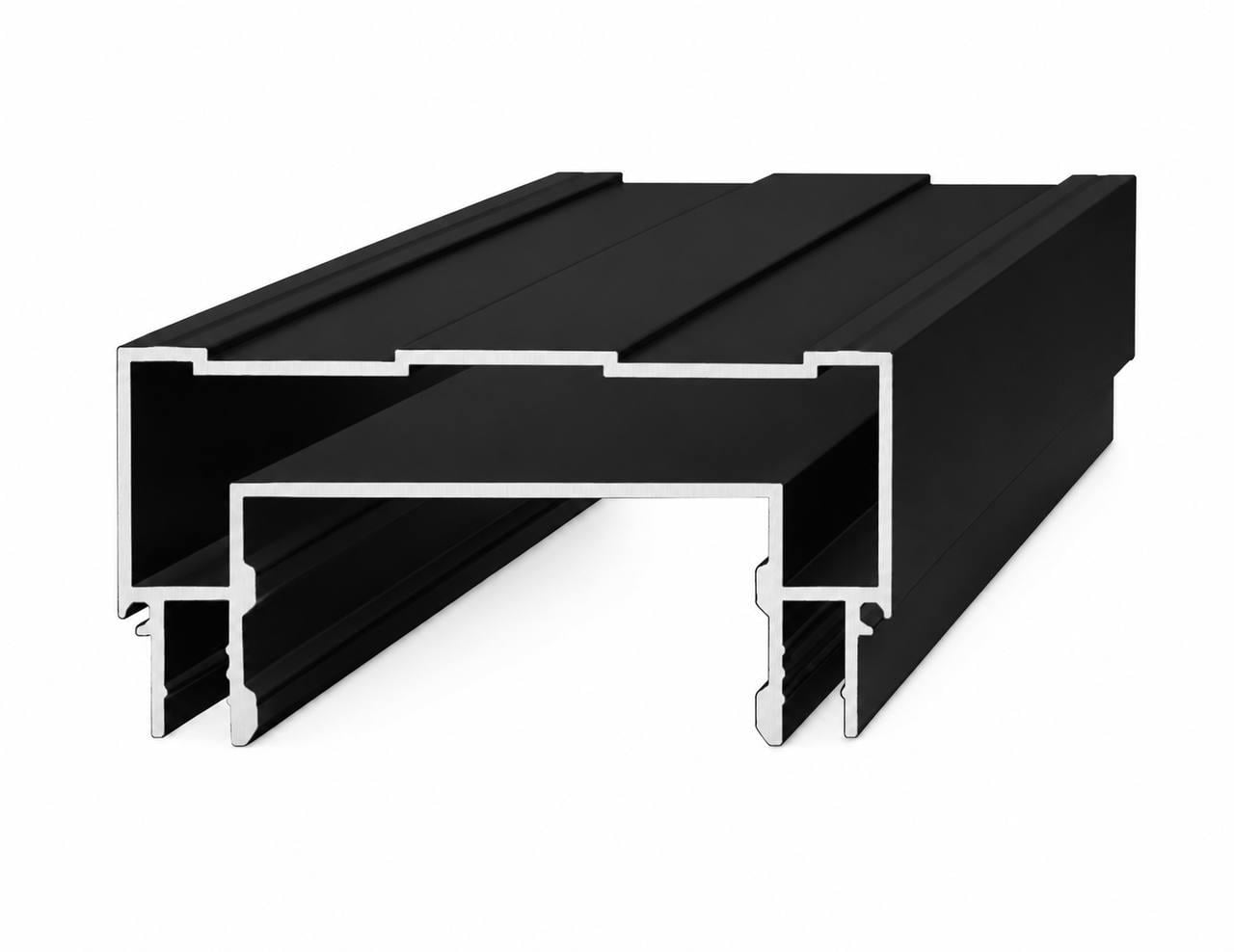 Профиль ArtLine световая линия DEEP Line D 42 мм демпферный для натяжного потолка 2 м Черный (25,4102 мЧ3629)