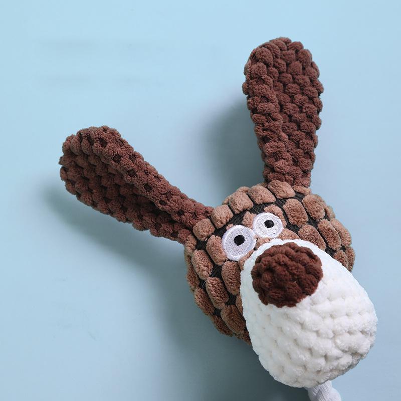 Іграшка для тварин Ослик 11089 21х7х29 см Коричневий (4570803) - фото 3