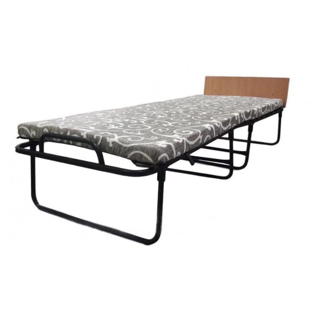 Раскладушка-кровать на ламелях с матрасом Венеция с изголовьем-полочкой 193х77 см (676729102)