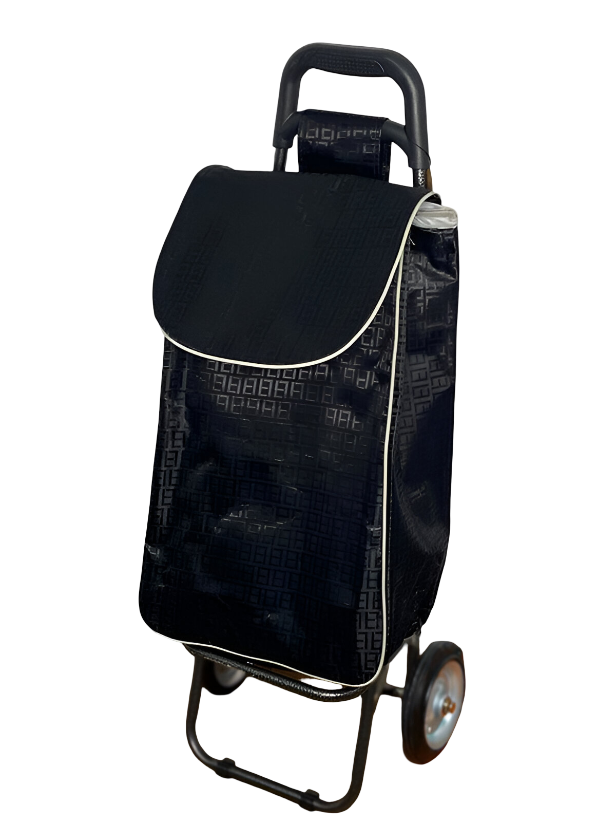 Тележка для покупок на металлических колесах 95x35x30 см Черный (2205)