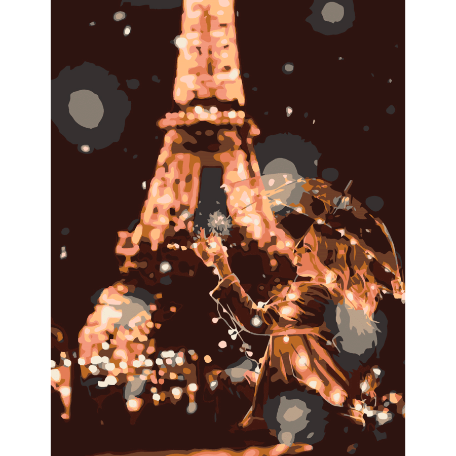 Картина по номерам Rosa Start Вечерний Париж 35x45 см (Az1-4823098529682)