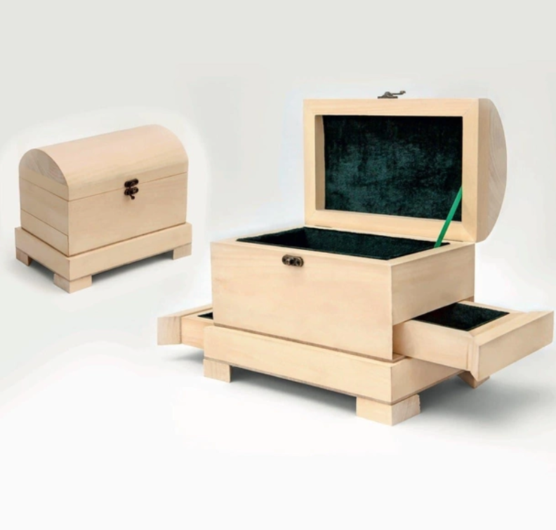 Заготовка шкатулки с двумя секретами из липы 20х15 см. (27320659) - фото 2 Заготовка шкатулки с двумя секретами из липы 20х15 см. (27320659) - фото 2