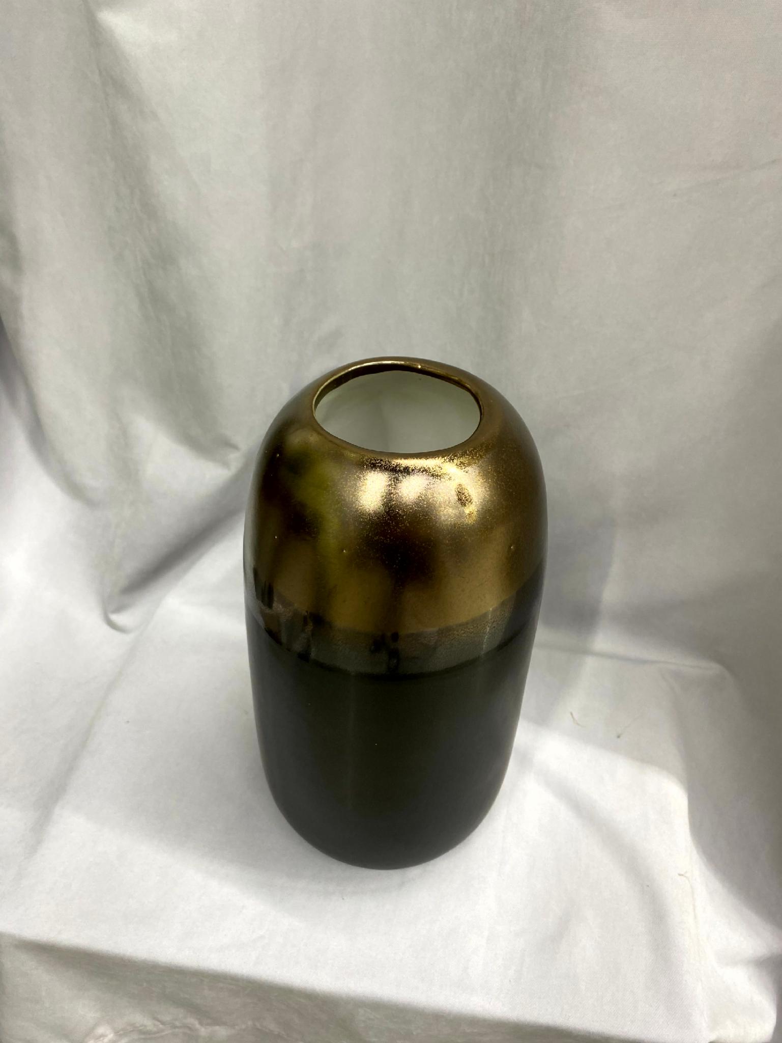 Ваза керамічна d 15 см 28 см Бронзовий (93670424) - фото 3 Ваза керамічна d 15 см 28 см Бронзовий (93670424) - фото 3