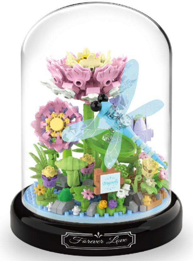 Конструктор Dragonfly and Lotus серия Flower Beetles Стрекоза на лотосе под куполом 568 деталей (2104619328) Конструктор Dragonfly and Lotus серия Flower Beetles Стрекоза на лотосе под куполом 568 деталей (2104619328)