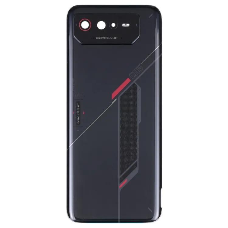 Крышка задняя стеклянная для Asus ROG Phone 6 AI2201 со стеклом камеры Black (22736995)