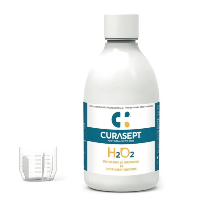 Ополіскувач Curasept H2O2 1% дезінфікуюча та відбілююча дія 300 мл Ополіскувач Curasept H2O2 1% дезінфікуюча та відбілююча дія 300 мл