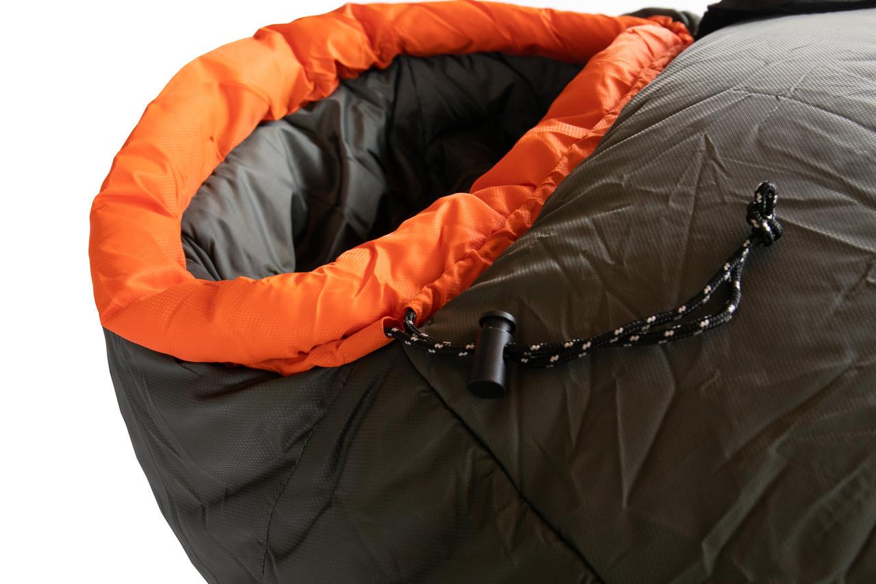 Спальный мешок Tramp Arctic Regular кокон левый 200х80-50 см Orange/Grey (UTRS-048R-L) - фото 6