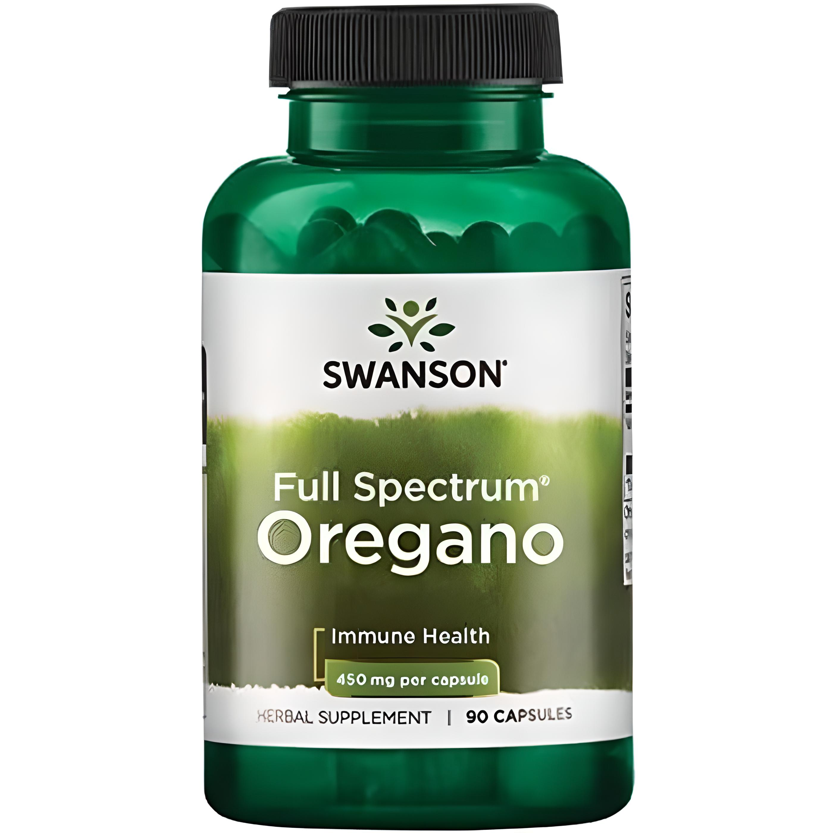 Масло Орегано Swanson Full Spectrum Oregano 450 мг 90 Caps