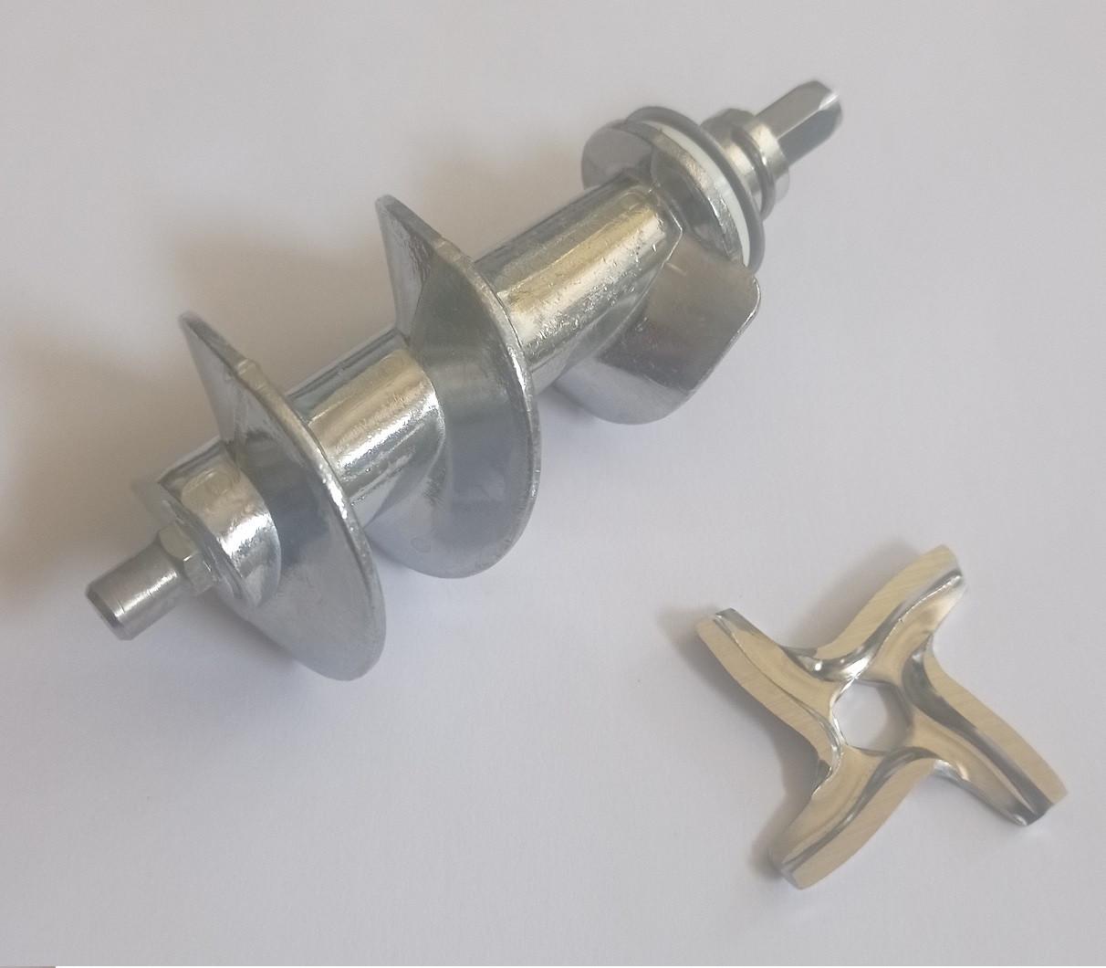 Шнек і ніж для м'ясорубки Redmond RMG-1223 (1478396146) Шнек і ніж для м'ясорубки Redmond RMG-1223 (1478396146)