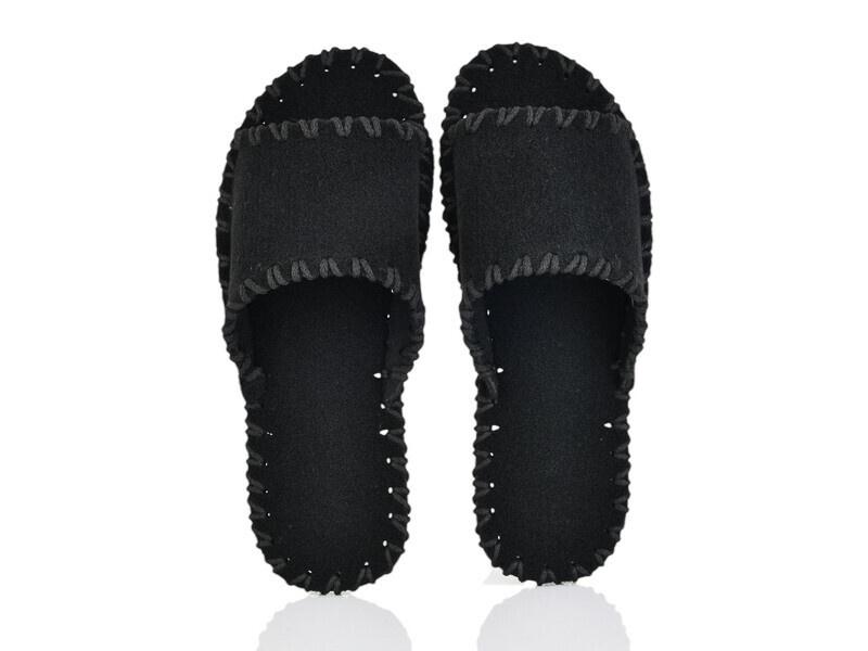 Тапочки фетровые мужские VENDS 322 р. 44-45 Черный - фото 2 Тапочки фетровые мужские VENDS 322 р. 44-45 Черный - фото 2