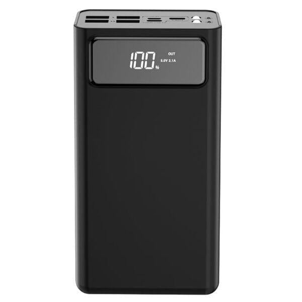 Повербанк XO PR123 30000 mAh Black