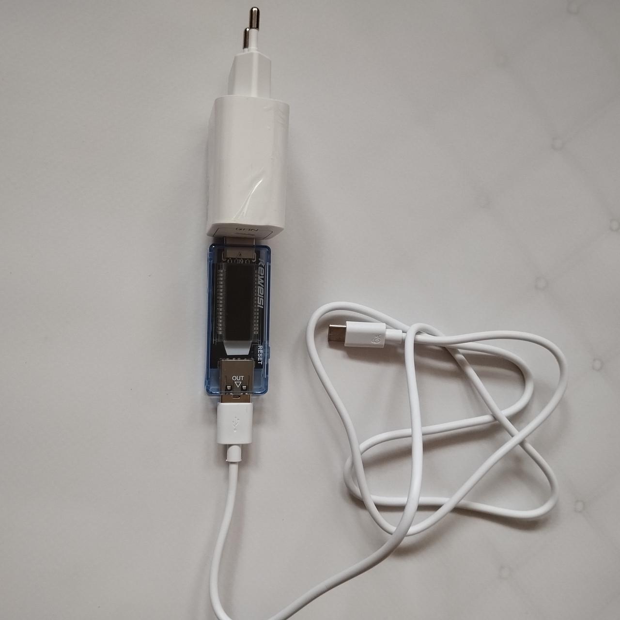 Тестер USB Keweisi Блакитний (2612939305) - фото 7 Тестер USB Keweisi Блакитний (2612939305) - фото 7