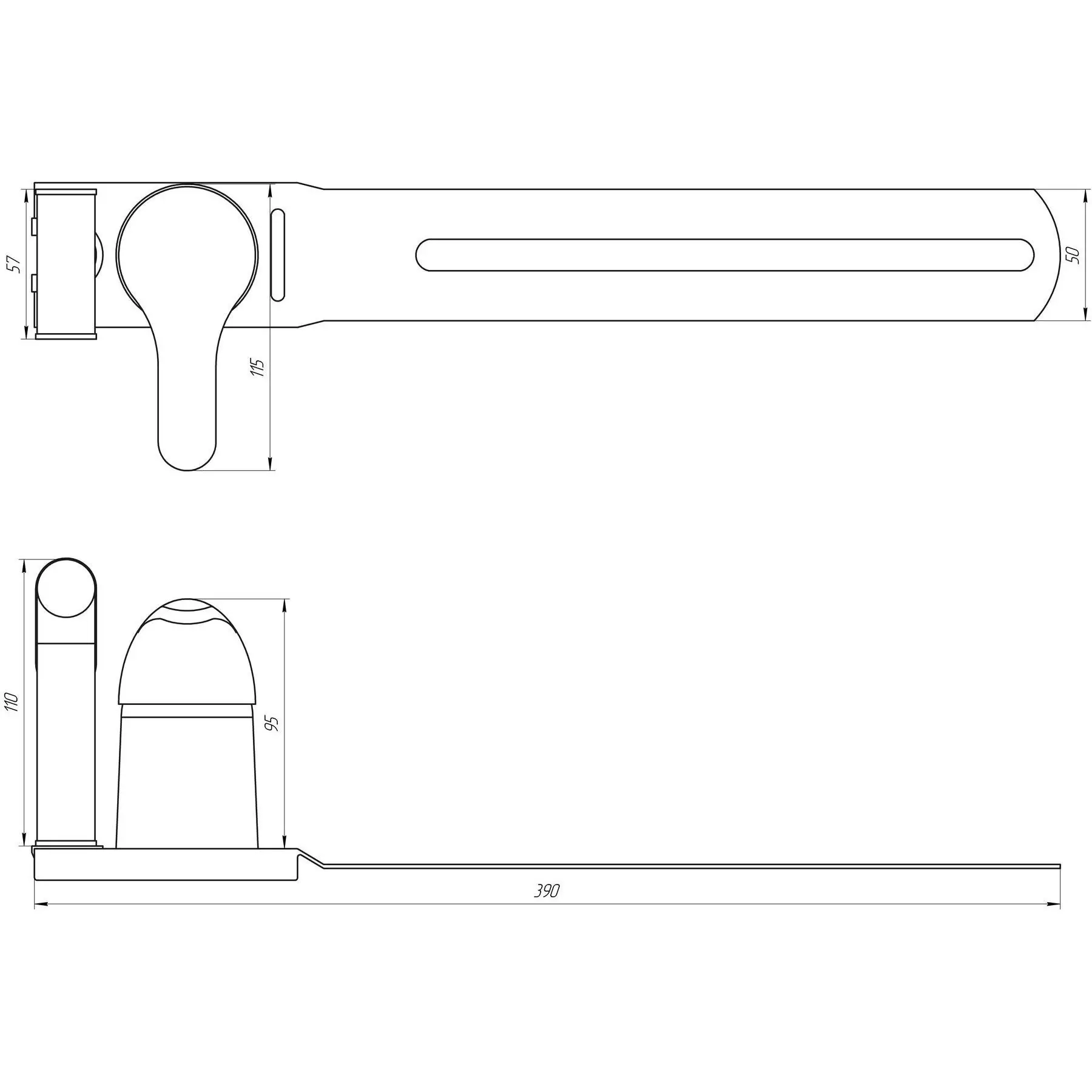 Змішувач для біде Globus Lux Solly GLSO-0206 (GSR-000010015) - фото 4