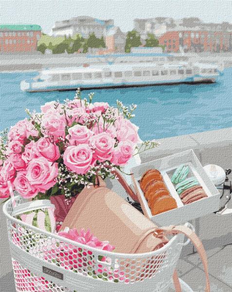 Картина по номерам Идейка Прогулка по набережной 40х50 см в термопакете (KHO3585)