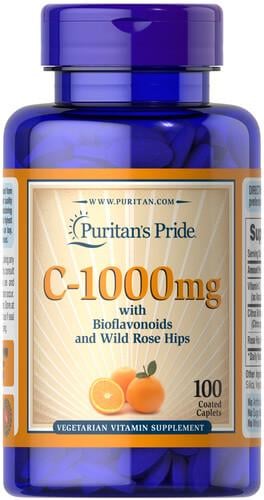 Витамин С Puritan's Pride Vitamin C-1000 мг Биоflavonoids & Rose Hips 100 табл. (0690) Витамин С Puritan's Pride Vitamin C-1000 мг Биоflavonoids & Rose Hips 100 табл. (0690)
