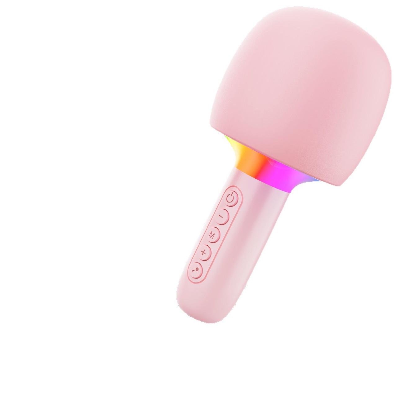 Микрофон-караоке детский с голосовыми эффектами и подсветкой (2851793741)