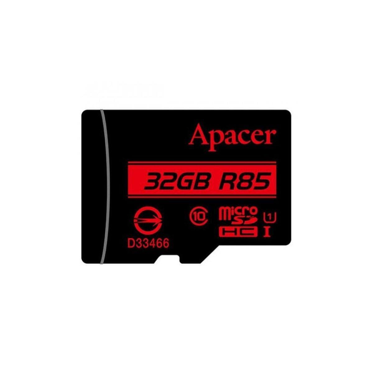 Карта памяти microSDXC Apacer 32 Gb class 10 R85 Mb/s (AP32GMCSH10U5-RA)