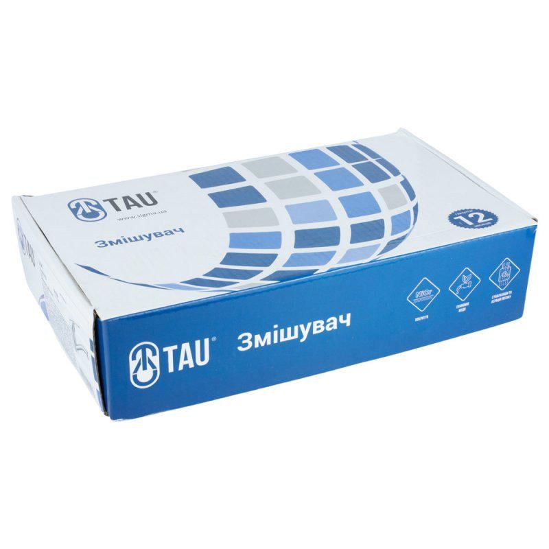 Змішувач для кухні TAU TN Ø35 на шпильці гусак прямий 150 мм (TN-2B142C) - фото 7 Змішувач для кухні TAU TN Ø35 на шпильці гусак прямий 150 мм (TN-2B142C) - фото 7