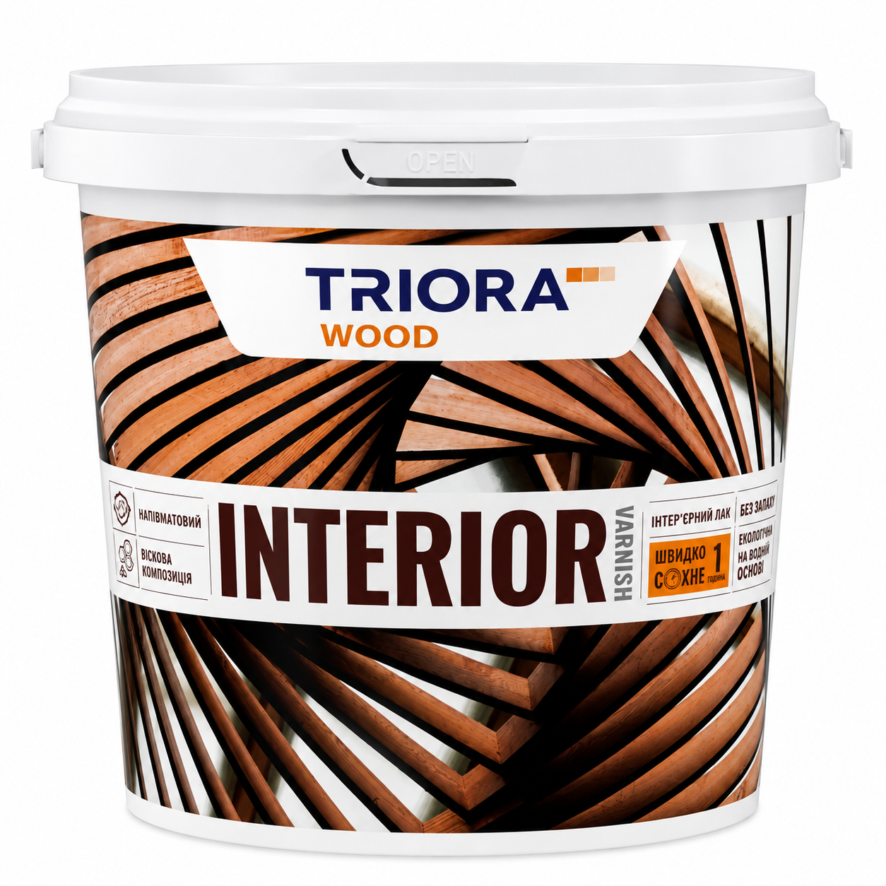 Лак интерьерный для дерева Triora Wood 0,75 л (3150871283)