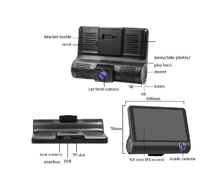 Авторегистратор K301 с ночной съемкой (lp-88165_1012) - фото 9