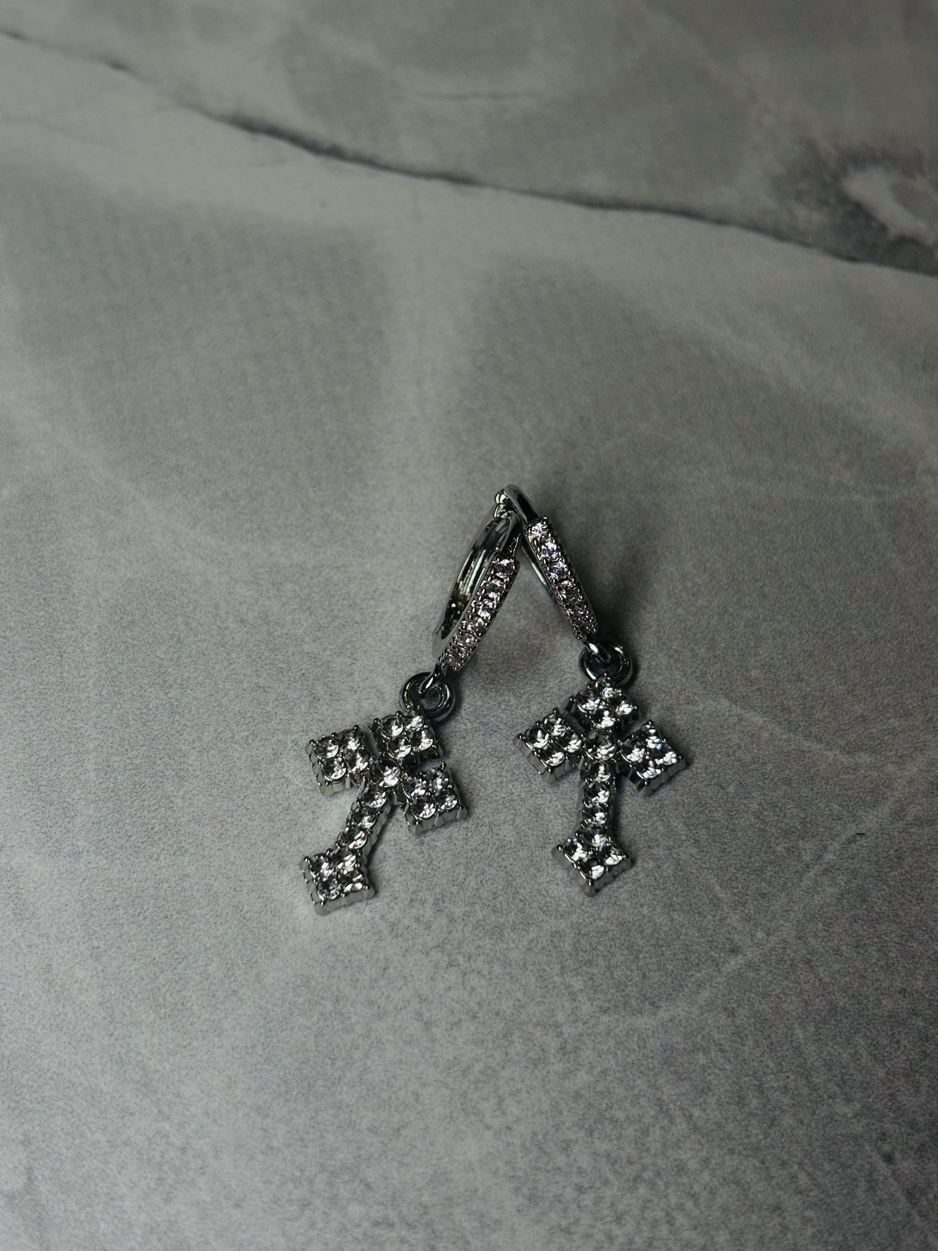 Серьги Mirshine Cristal Cross White (27328146)